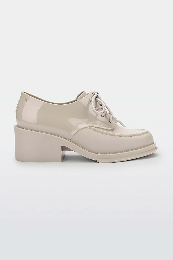 Melissa Tailor Jelly Heeled Oxford in Beige, Women's at Urban Outfitters | Urban Outfitters (US and RoW)
