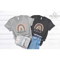 Be Kind Shirt, Graphic Tees For Women, Teacher Gifts, Be Gift, Kindness T Shirt, Women Rainbow Sprin | Etsy (US)