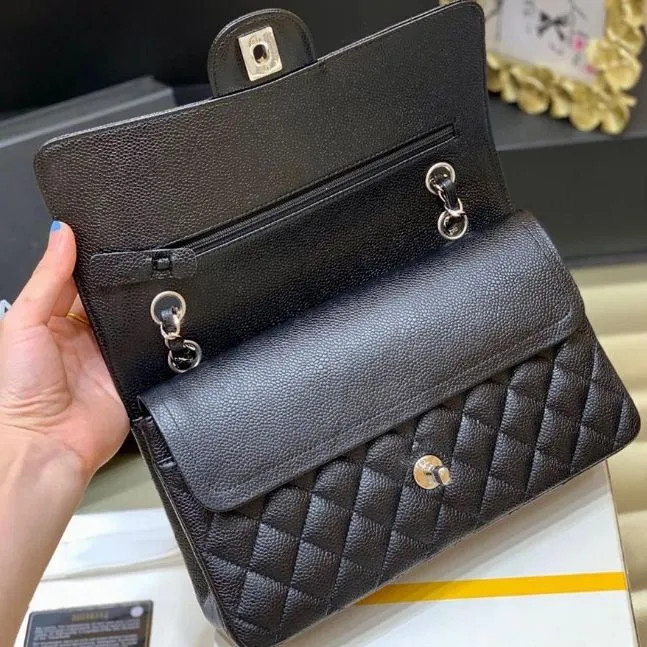 10A Top Tier Quality Jumbo Double Flap Bag Luxury Designer 25CM 30cm Real Leather Caviar Lambskin... | DHGate