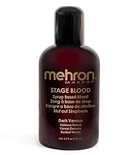 Mehron Makeup Squirt Blood | Realistic Fake Blood For Halloween | Stage Blood Makeup | Made in th... | Amazon (US)