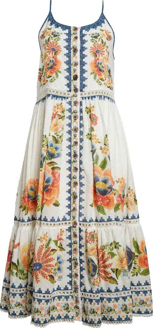 Delicate Garden A-Line Cotton Dress | Nordstrom