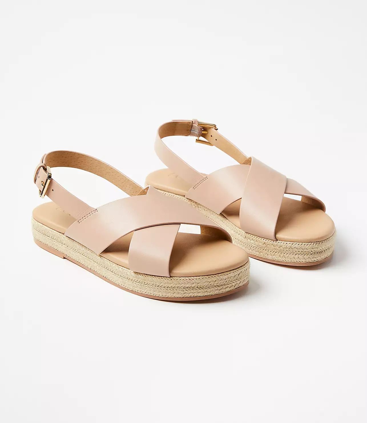 Criss Cross Espadrille Sandals | LOFT