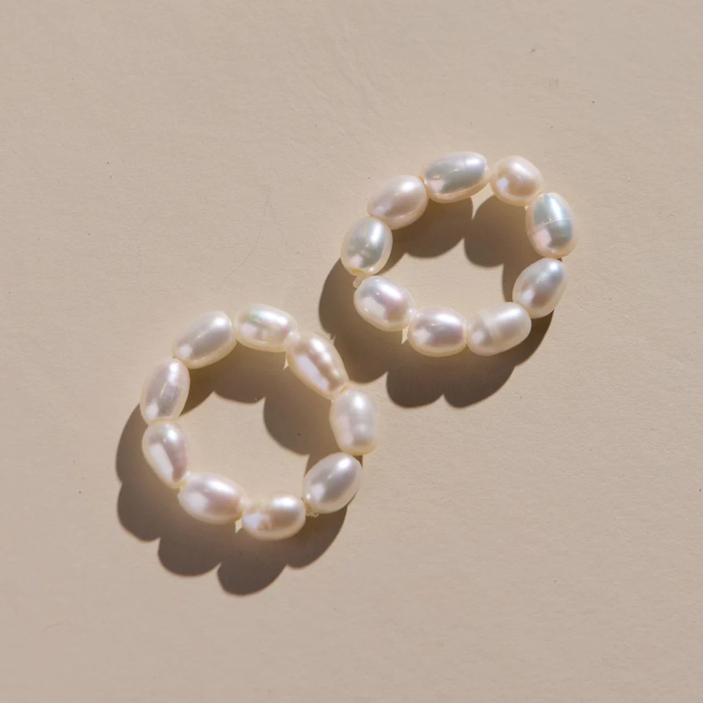 Perfect Pearl Infinity Charm | Nickel and Suede