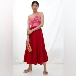 Anthropologie Hutch Bow Tie Maxi Dress Size 4P NWT | Poshmark