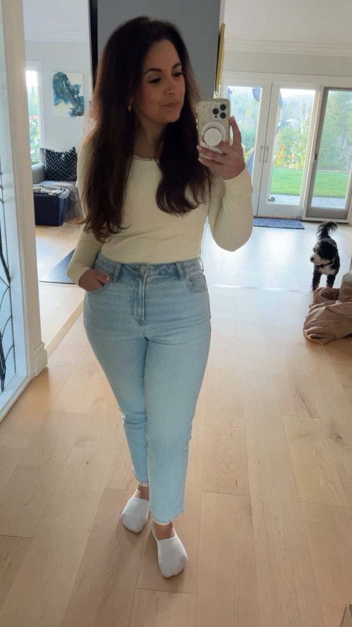 American eagle mom jeans strigid