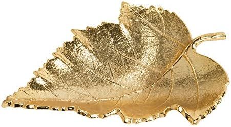 Elegance Affordable Maple Leaf, 9" x 7", Gold | Amazon (US)