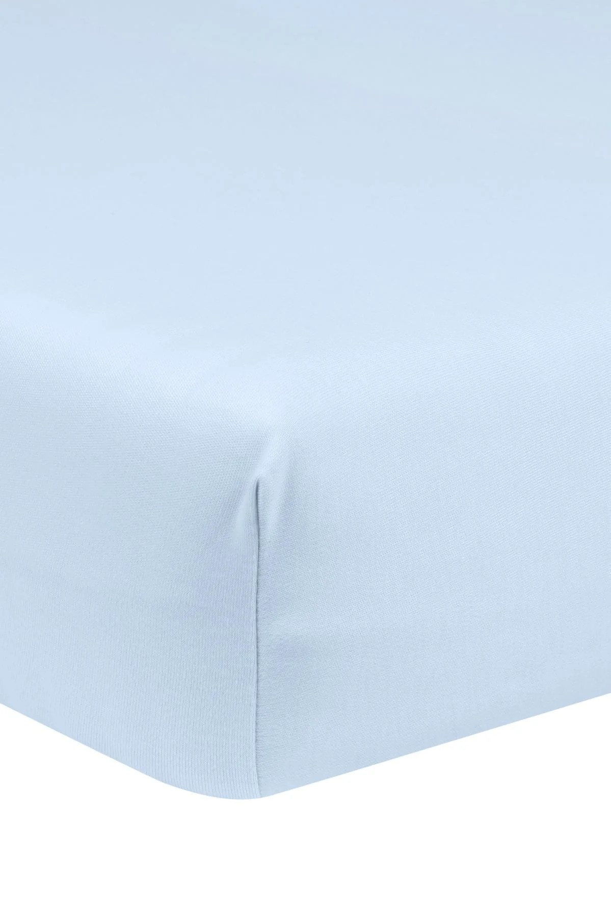 Blue Pima Crib Sheet | Loozieloo