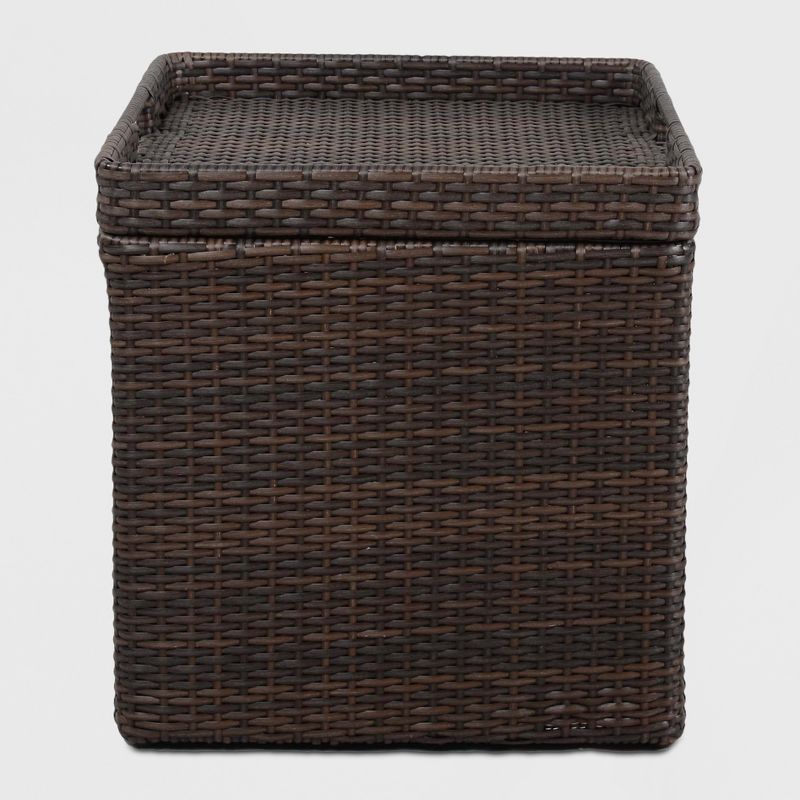Wicker Storage Patio Accent Table - Threshold™ | Target