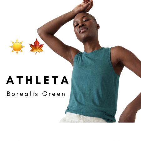 Athleta Borealis Green is for Autumn & Summer!

#LTKfit #LTKFind