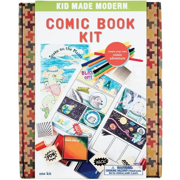 Kid Made Modern Create Your Own Comic Book Kit - Walmart.com | Walmart (US)