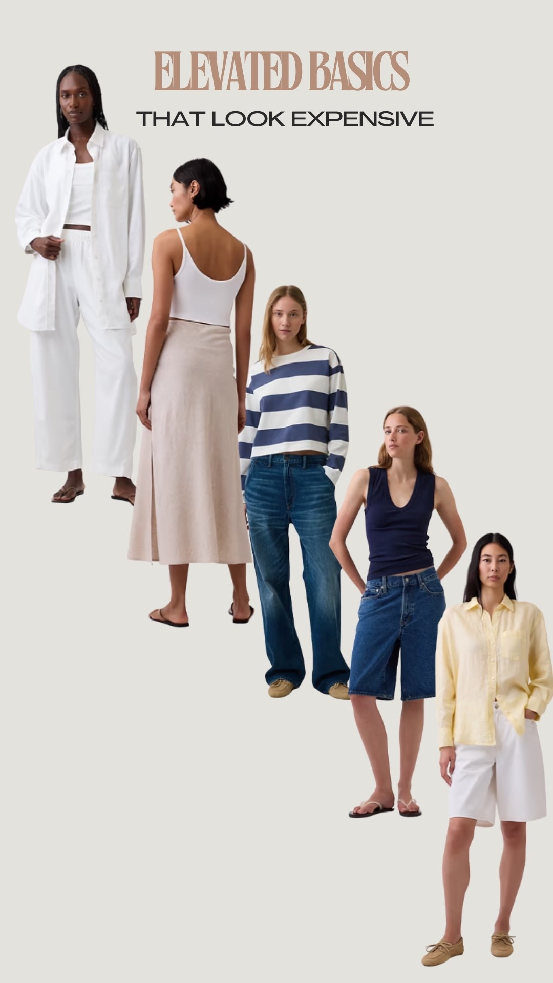 Want your outfits to look more elevated? Start with these basics: a button-down, quality tank, striped tee, relaxed denim, and a neutral skirt. Timeless > trendy every time.

#LTKFashion #TimelessStyle #CapsuleCloset #WardrobeBasics #LTKSeasonal

#LTKootd #LTKmomlife #LTKgrwm