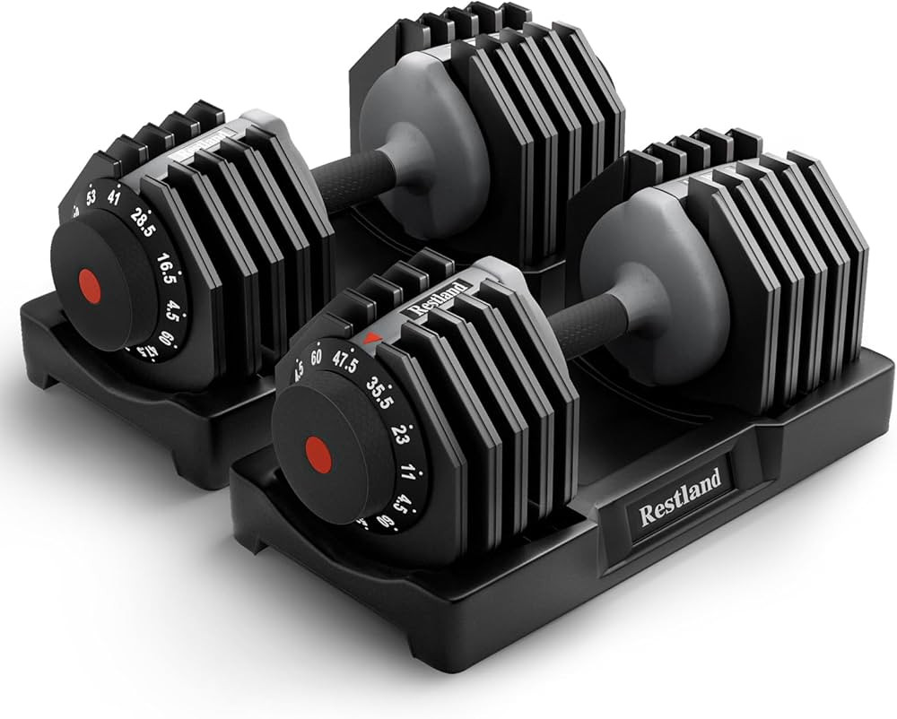 Adjustable Dumbbell Set of 2 Anti-Slip Handle 5 Different Free Weights Per Dumbbell for Men Women... | Amazon (US)