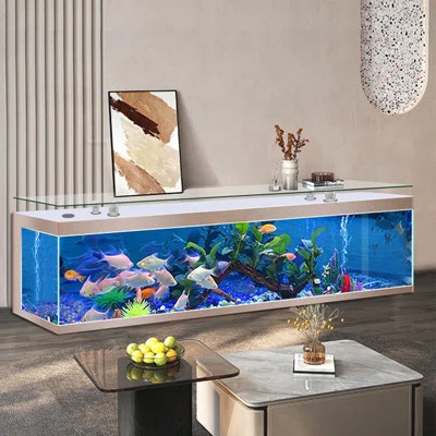 90 Gallon Champagne Rectangular Eco-Aquarium | Wayfair North America