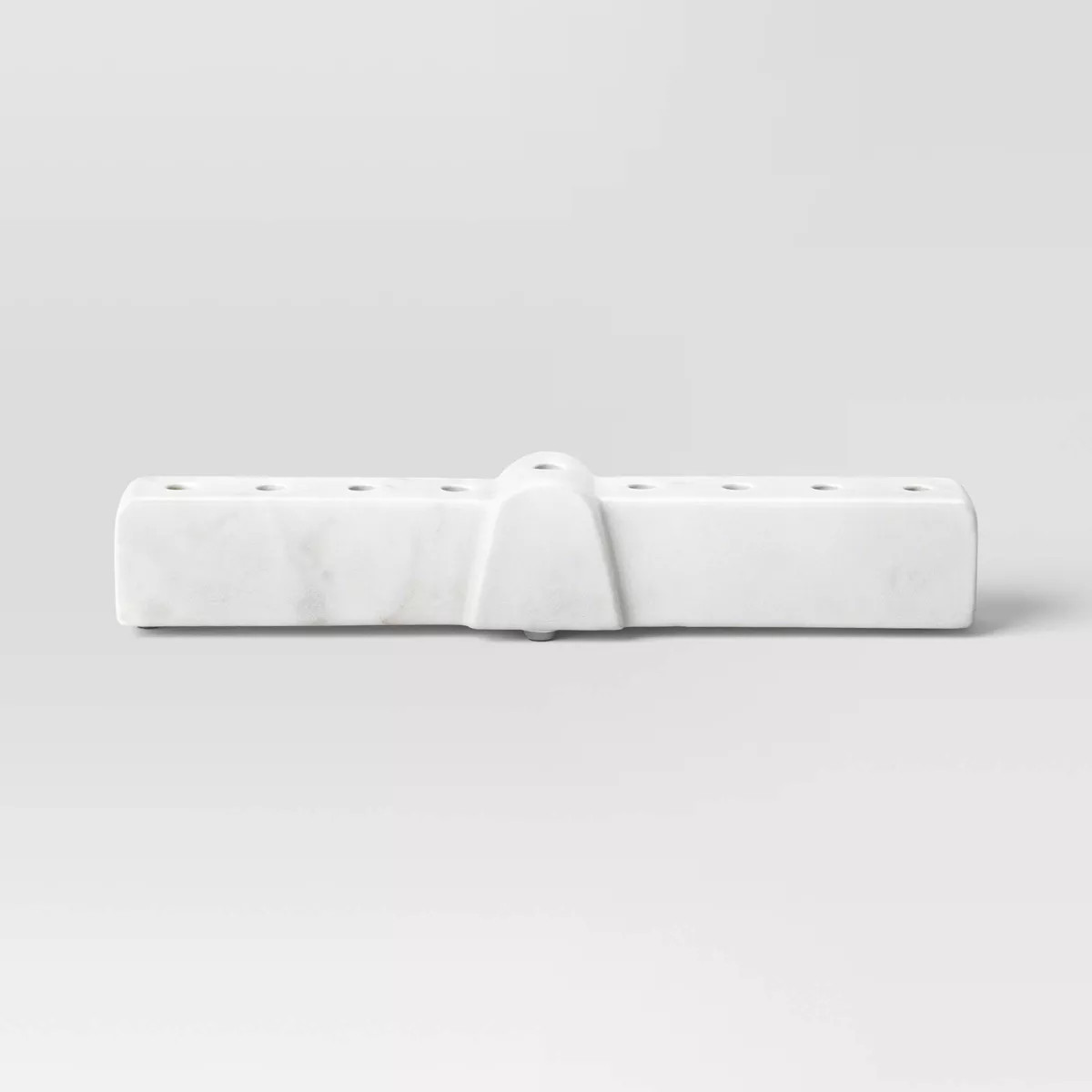 Hanukkah Marble Menorah Candle Holder White - Threshold™ | Target