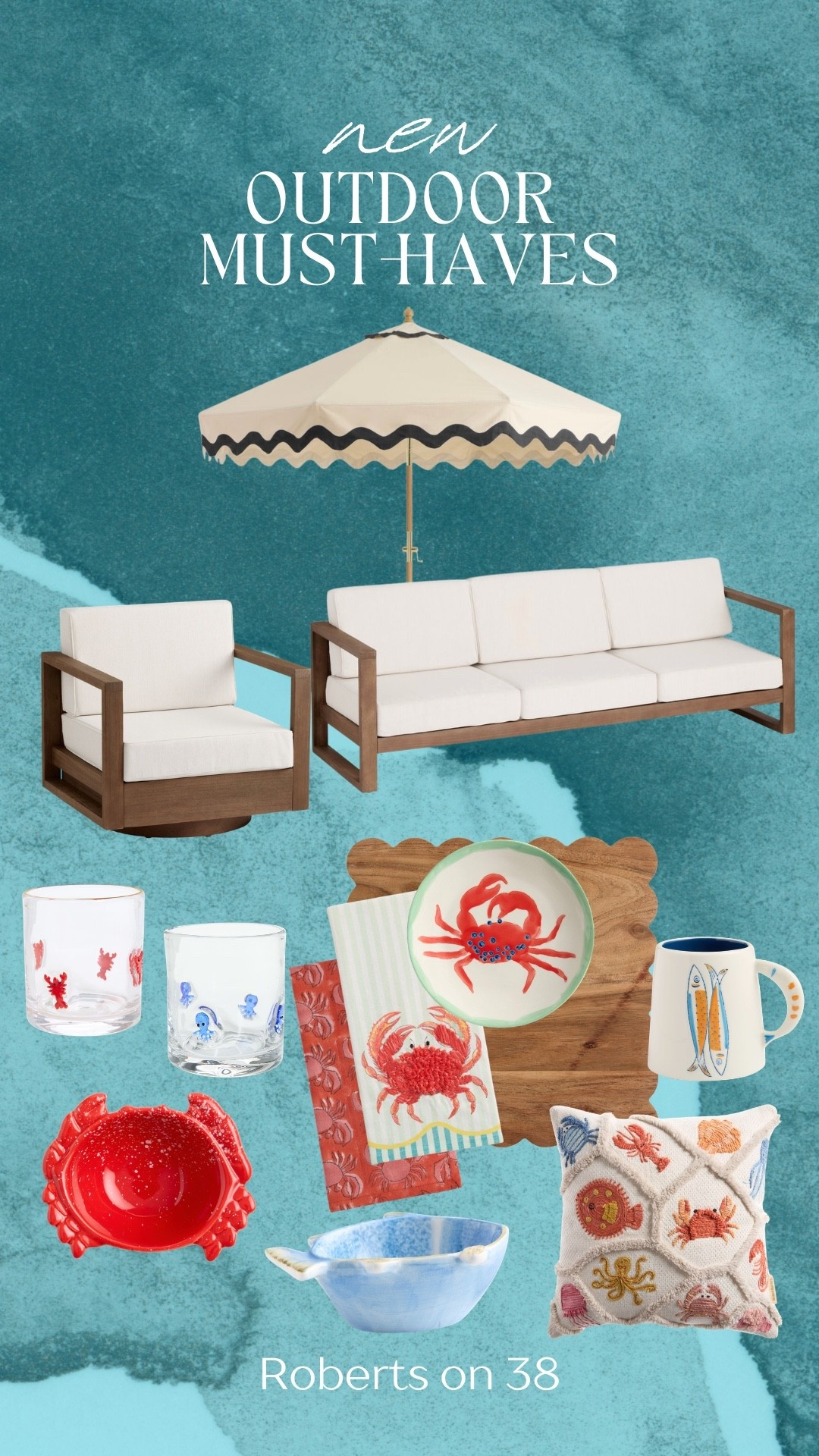Your backyard just called… it wants a refresh 🤭☀️

These outdoor must-haves are giving coastal summer vibes in the best way—think patio furniture sets that actually look high-end, a chic outdoor umbrella for shade, and the cutest outdoor dining essentials to host all season long. From outdoor lounge chairs to melamine dishes, acrylic drinkware, and playful coastal decor, everything here makes outdoor living feel effortless and elevated.

If you’ve been wanting to upgrade your patio, deck, or poolside setup—this is your sign to do it before summer hits full swing 🙌🏼

#outdoorliving #patiodecor #outdoorfurniture #summerdecor #coastalhome

#LTKSeasonal #LTKSaleAlert #LTKHome