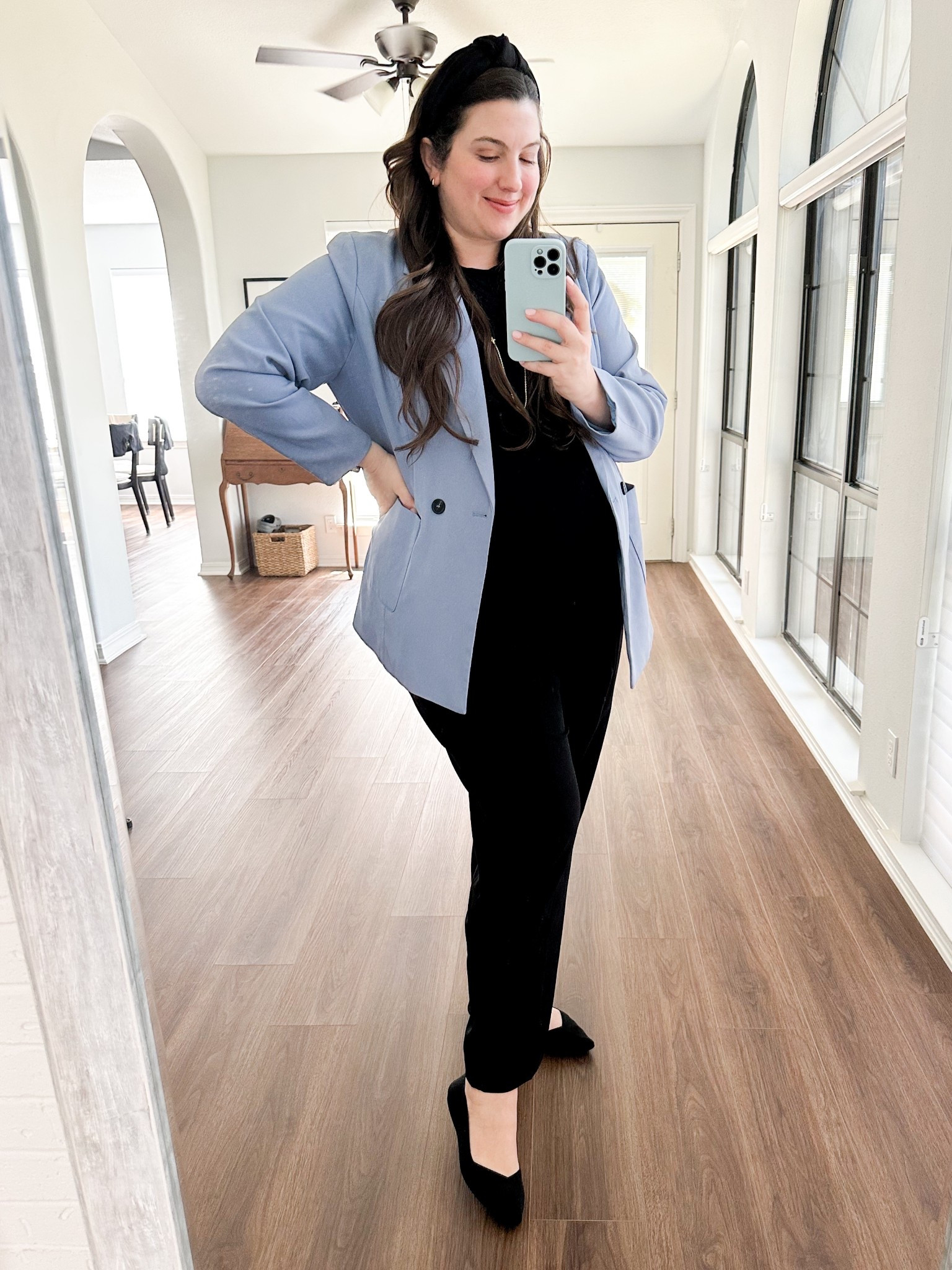Workwear #ootd 3/18/25 

Womens business professional workwear and business casual workwear and office outfits midsize outfit midsize style maternity style maternity workwear 

#LTKBump #LTKWorkwear #LTKFindsUnder50