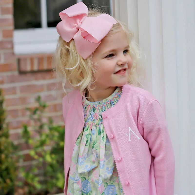 Button Up Sweater Pink | Classic Whimsy