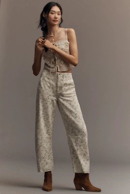 LE JEAN Utility High-Rise Soft Barrel Jeans | Anthropologie (US)