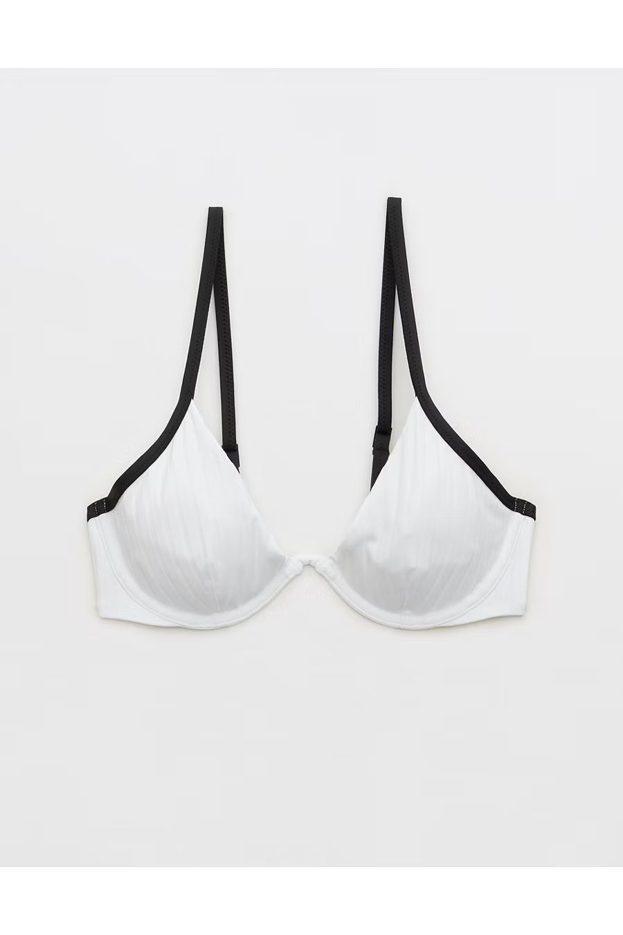 Aerie Wide Rib Unlined Underwire Plunge Bikini Top | Aerie