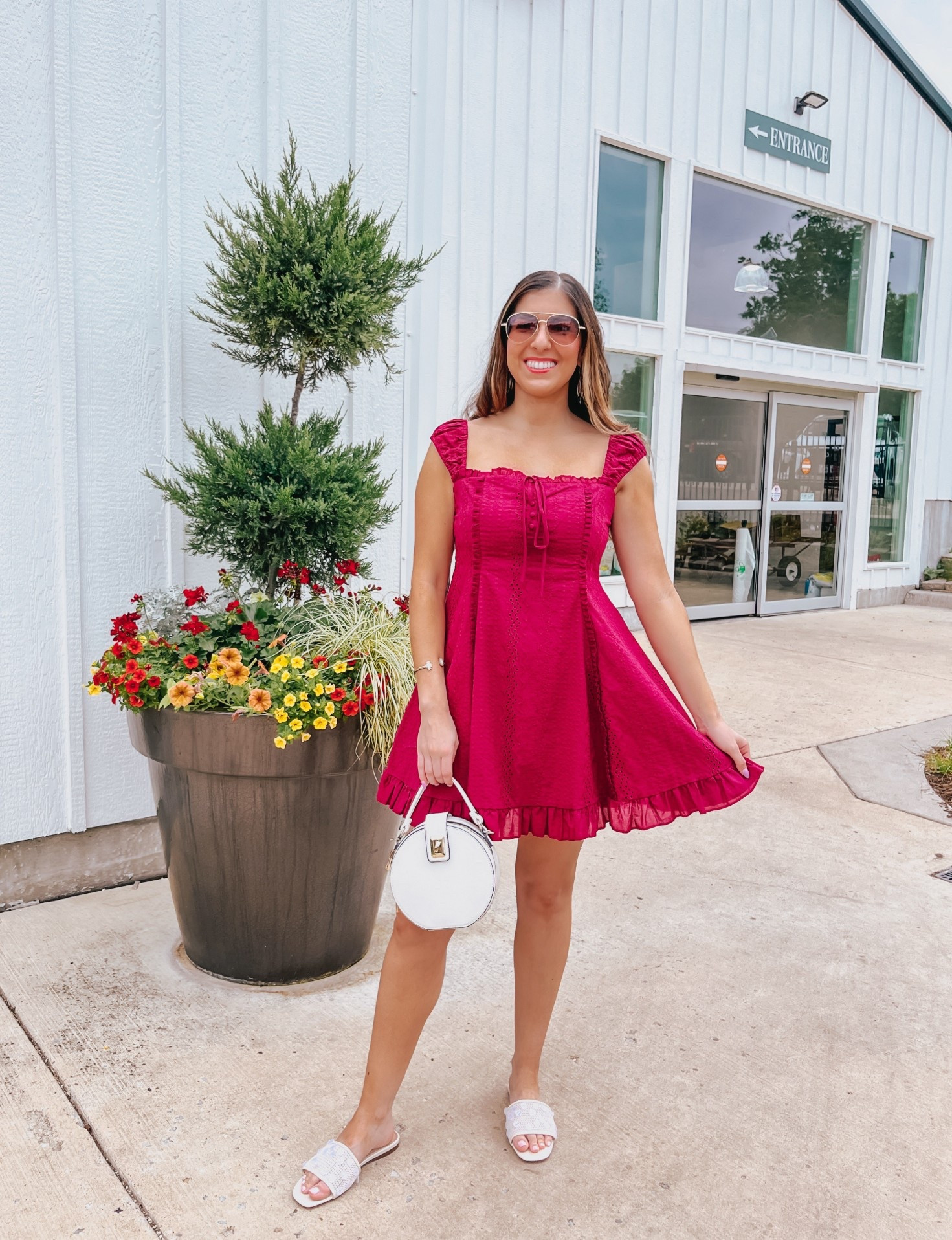 Beautiful Berry Colored Mini Dress 🩷 Love the details and it’s a super flattering fit. Wearing size Small. Shoes are also Target Style! 




#LTKTravel #LTKootd #LTKSeasonal