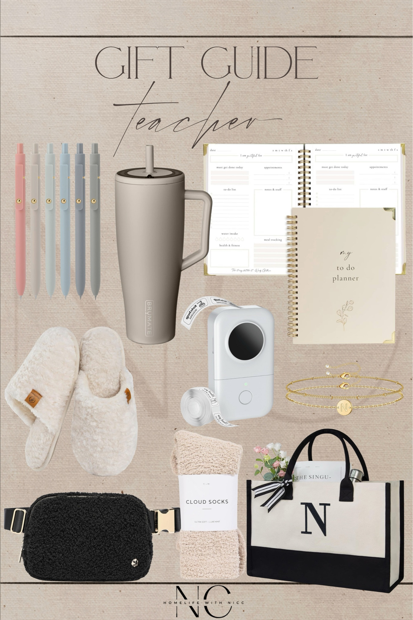 A gift guide for the teacher in your life! This compact label maker caught my eye, and I thought it would be a perfect gift idea! All from Amazon! 
#giftguide #amazongiftguide #giftguideteacher 

#LTKHome #LTKGiftGuide #LTKHoliday