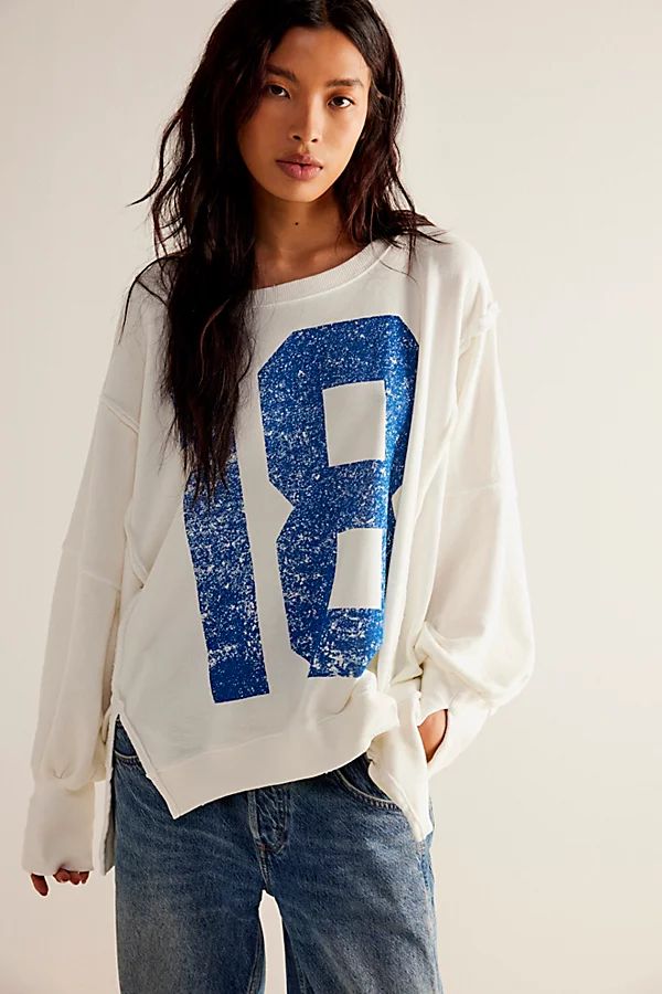 We The Free Graphic Camden Pullover | Free People (Global - UK&FR Excluded)