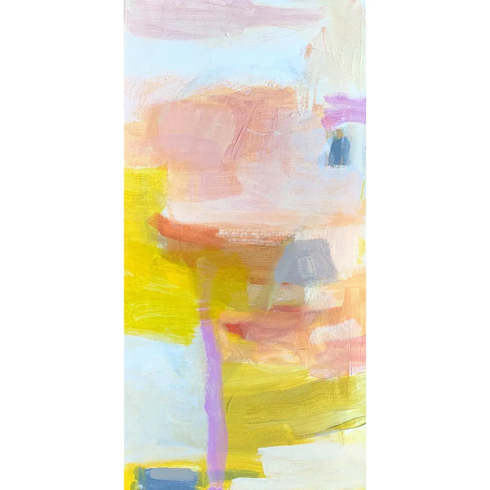 "I Know Places" Contemporary Abstract Painting by Brenna Giessen | Chairish