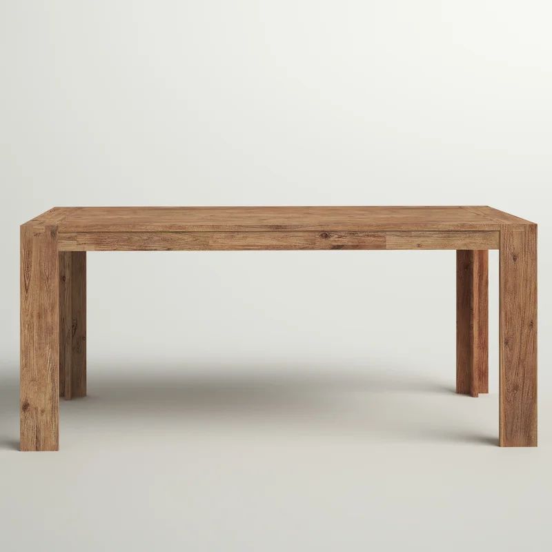 Vancamp 71'' Acacia Solid Wood Dining Table | Wayfair North America