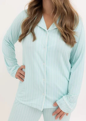 Sunday Stripes Women's PJ Set L | Tiny Jams