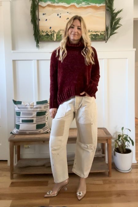 Get the pants! 🤍

Normally 26, wearing 25… could have gotten 24 
@freepeople

#LTKshoecrush #LTKstyletip #LTKHoliday