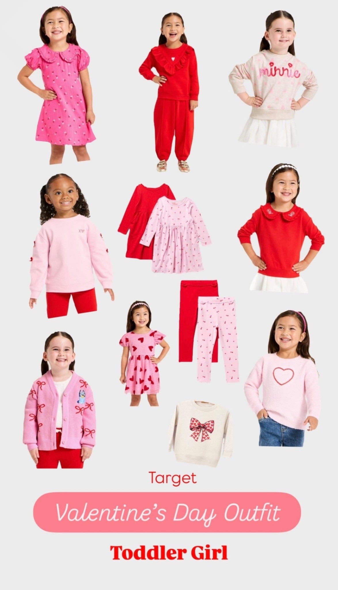The cutest Valentine’s Day outfits for all your little girls 💗

#LTKMom #LTKMomLife #Toddler #ValentinesDay #Holiday #HolidayParty #HolidayOutfit #GirlsSweater #ValentinesDayOutfit #Girls #KidsValentines #GirlMom #BestSellers #HolidayOutfit #ForHer #Hearts #Pink #Red #TargetFinds #TargetGirls #Hearts #Bows

#LTKSeasonal #LTKValentine #LTKKids