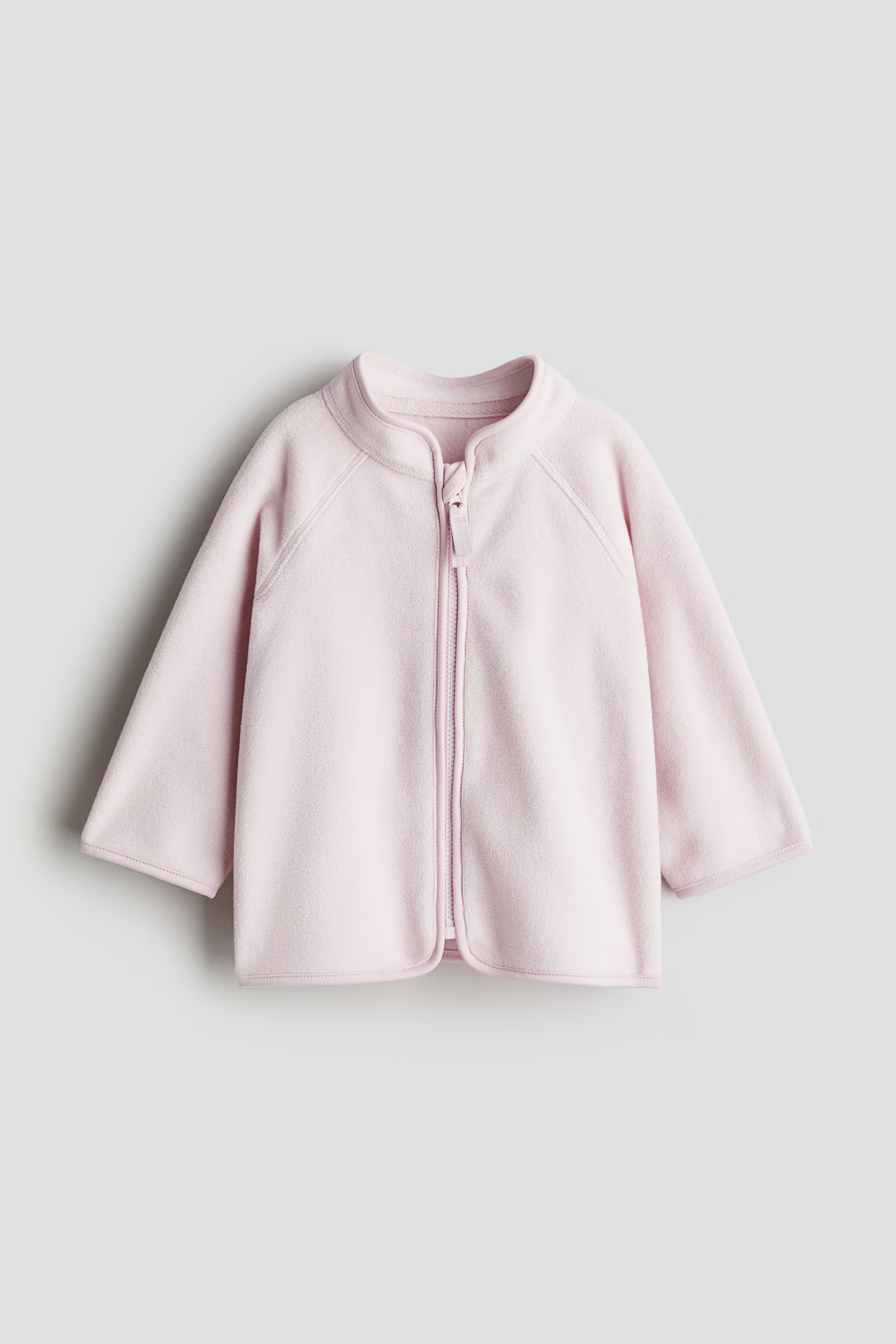 Fleece Jacket - White/dotted - Kids | H&M US | H&M (US + CA)