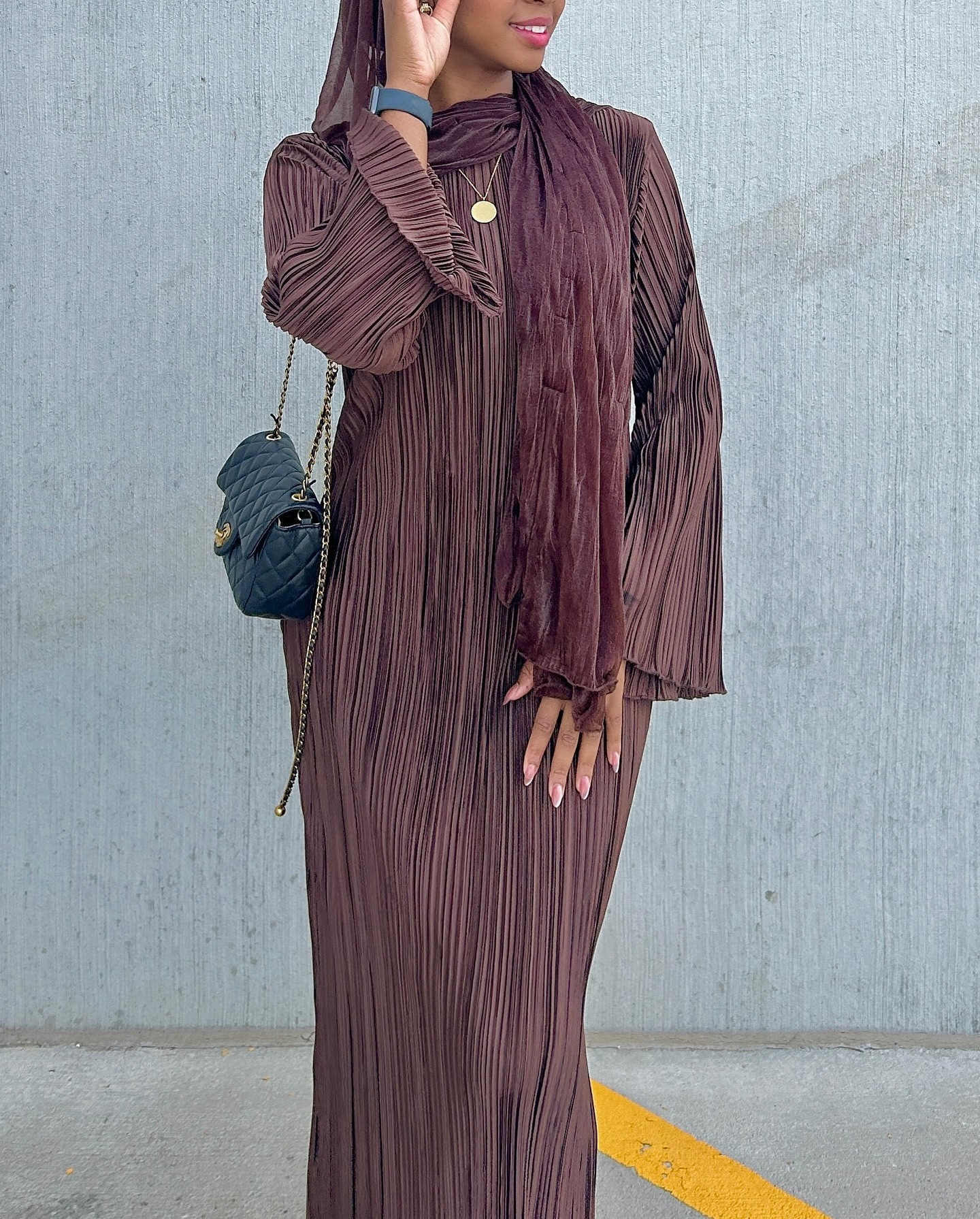 🤎

Brown dress 

Modest outfit, hijabi outfit, brown dresss

#LTKFindsUnder100