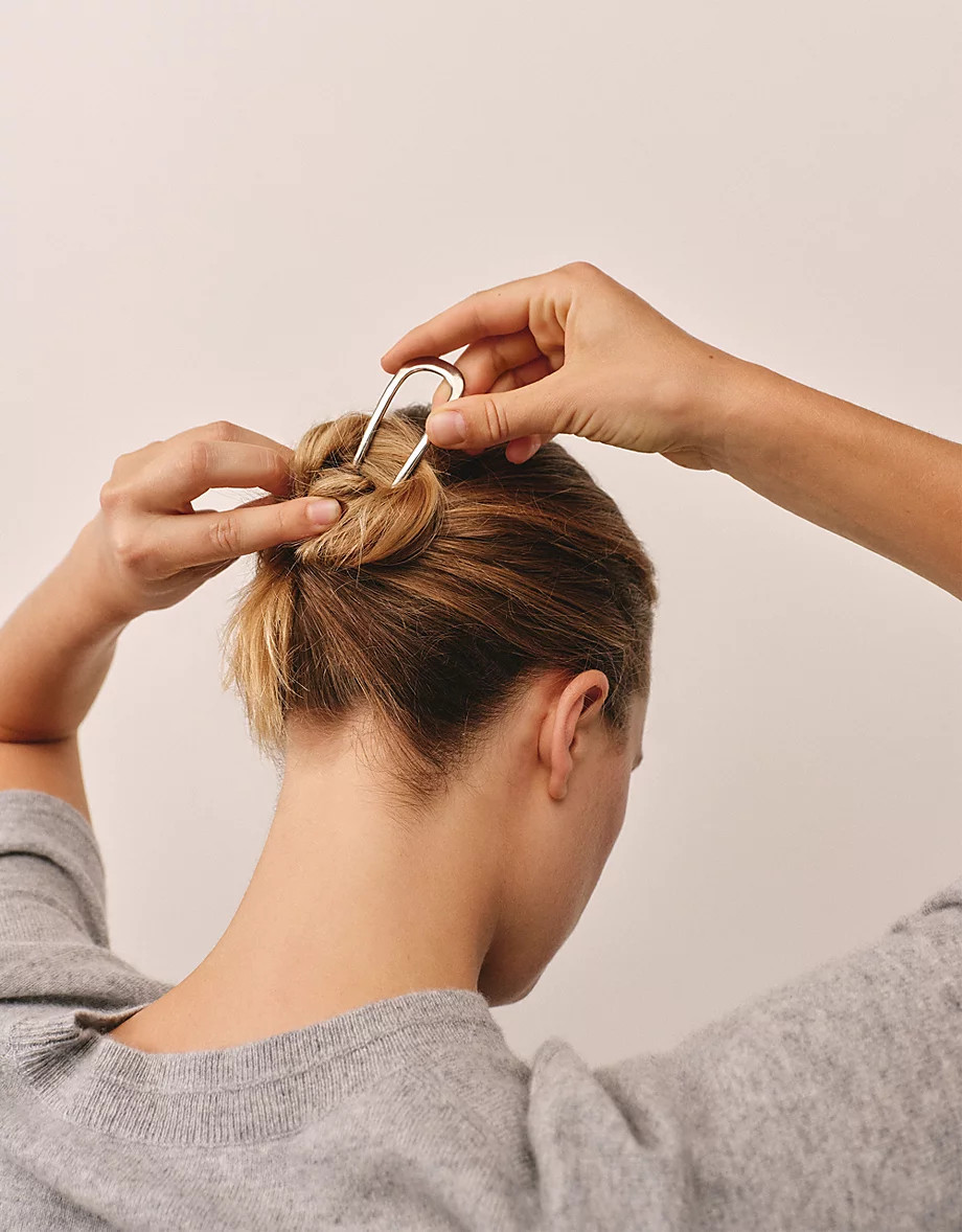 Metal French Hair Pin | Jewellery & Hair Accessories | The  White C... | The White Company UK & ROW