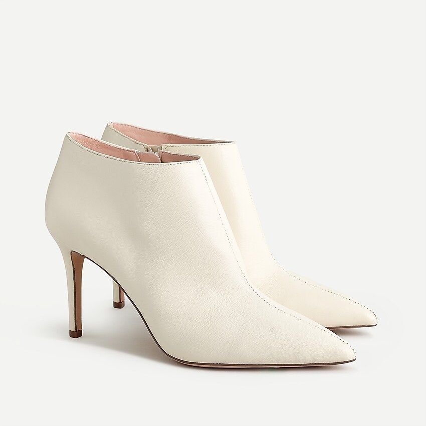 Low-cut leather ankle boots | J.Crew US