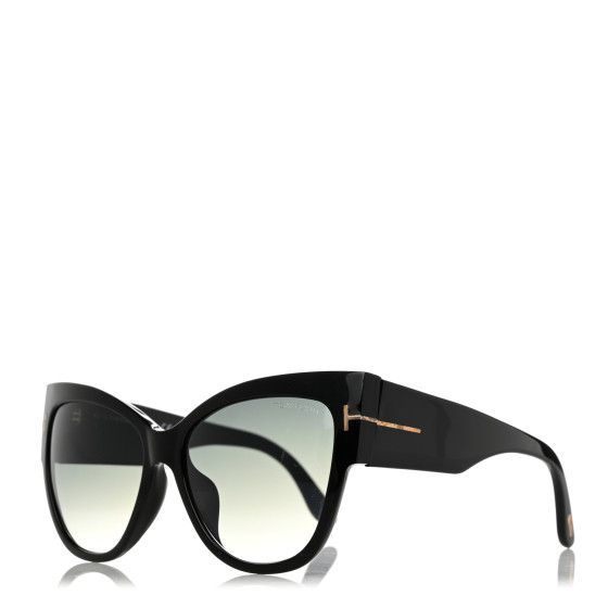 Anoushka Cat Eye Sunglasses TF371 Black | FASHIONPHILE (US)