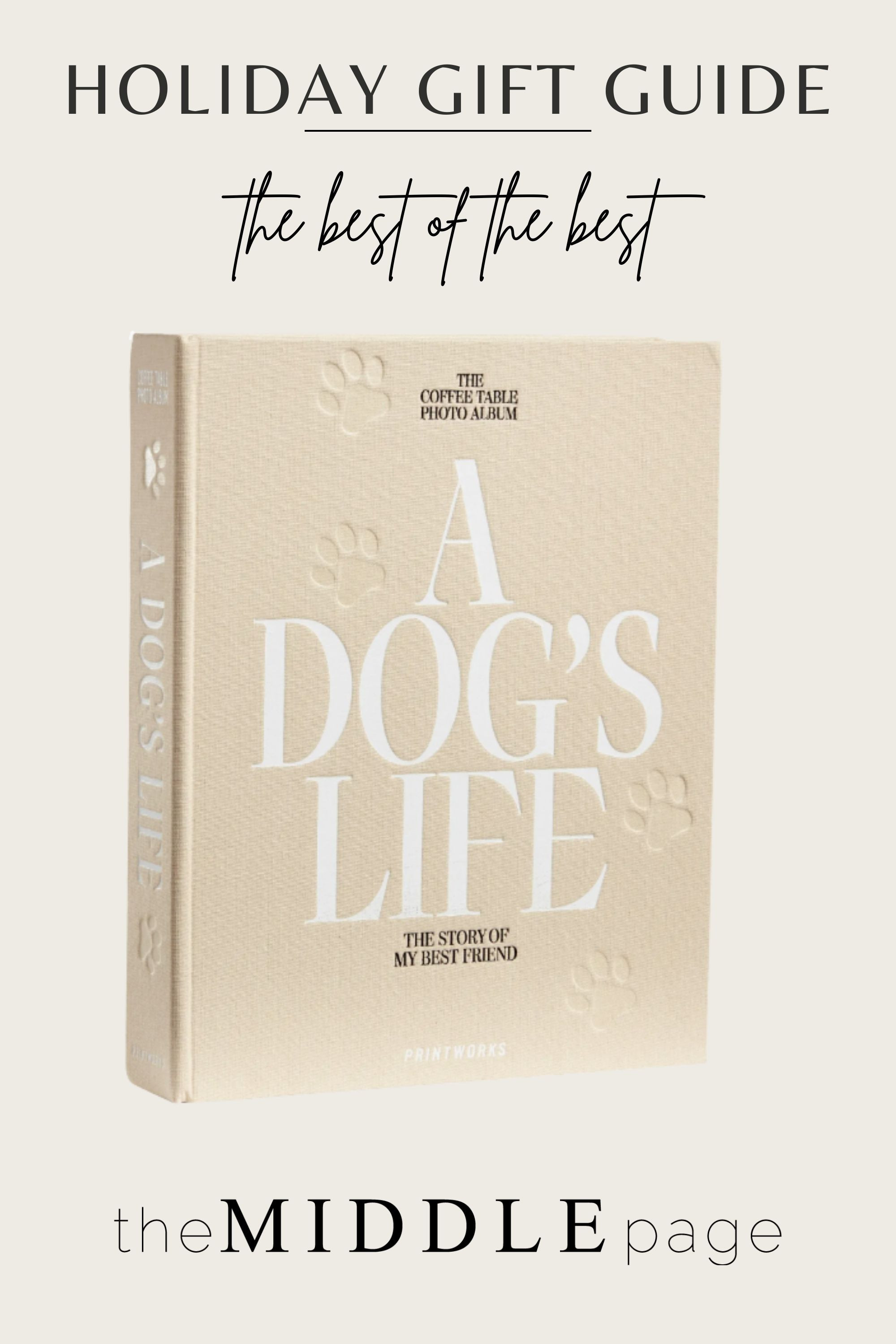 The sweetest gift for any dog lover. This album is beautiful, thoughtful, and such a meaningful way to preserve favorite memories — especially perfect if you’re gifting to someone who treats their pup like family. 

 #LTKGiftGuide #LTKHoliday #LTKFindsUnder100