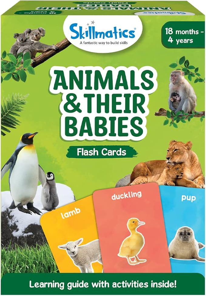 Skillmatics Thick Flash Cards for Toddlers - Letters, Numbers, Shapes & Colors, 3 in 1 Educationa... | Amazon (US)