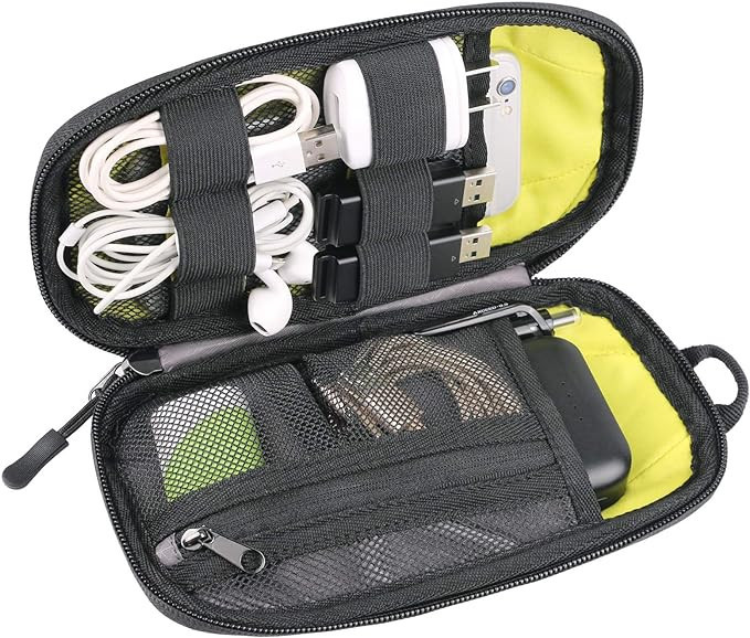 Twod Electronic Organizer Travel Universal Accessories Storage Bag Portable for Hard Drives, Cabl... | Amazon (US)