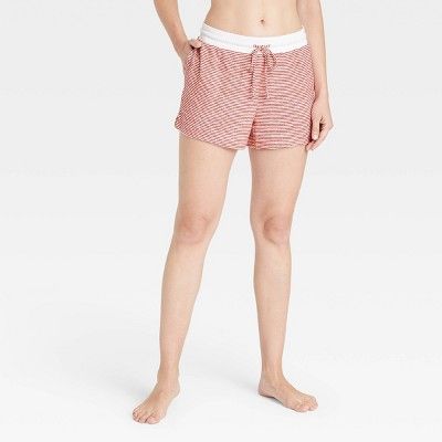 Women's Striped Perfectly Cozy Lounge Shorts - Stars Above™ | Target