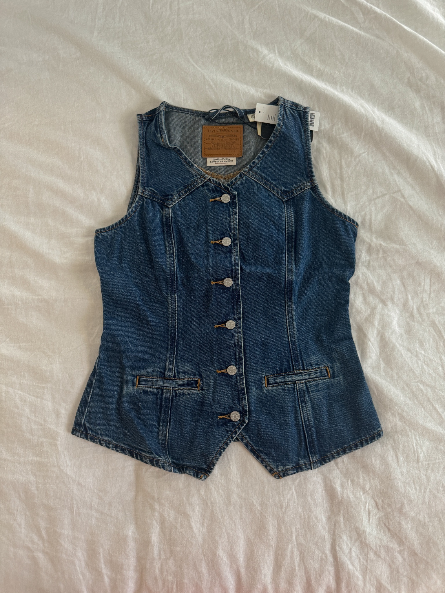 Perfect denim vest for fall! I got a small! 

Fall outfits , dark denim, fall trends

#LTKStyleTip #LTKSeasonal #LTKFallSale