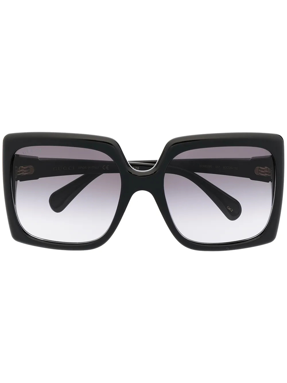 Gucci Eyewear Interlocking G Oversized square-frame Sunglasses - Farfetch | Farfetch Global