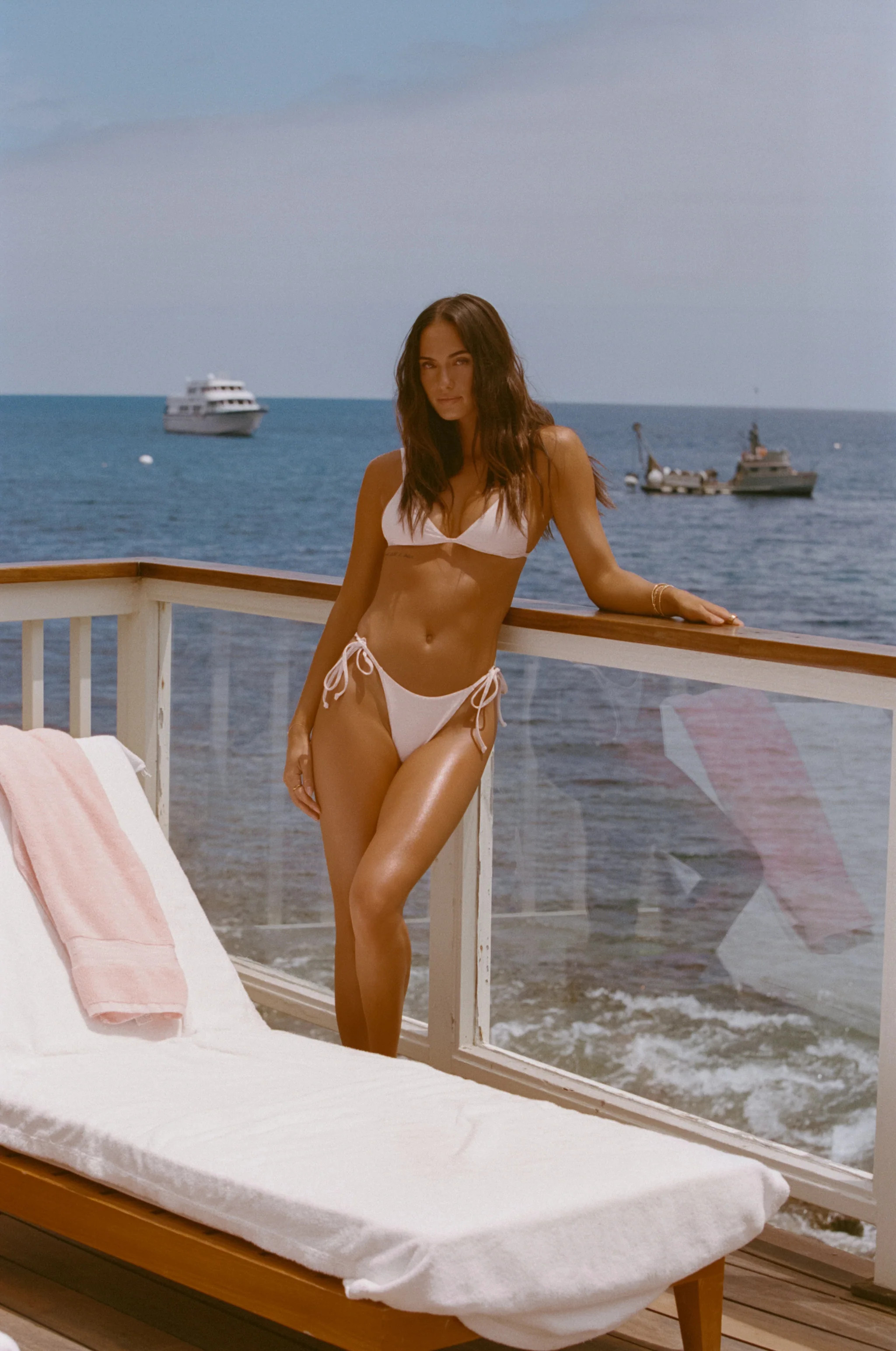 Danielle Brown Clay Swim Top - Strawberry | Jack's Surfboards