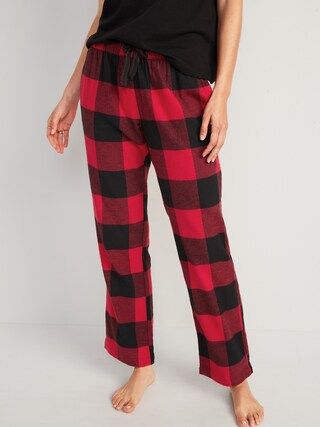 Printed Flannel Pajama Pants for Women | Old Navy (CA)