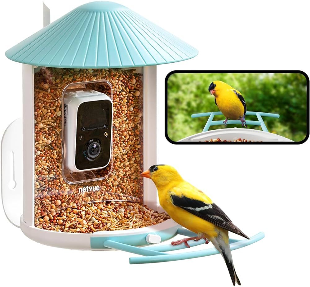 NETVUE Birdfy Lite - Smart Bird Feeder with Camera, Bird Watching Camera, Auto Capture Bird Video... | Amazon (US)