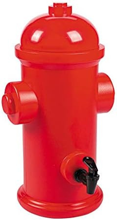 Fire Hydrant Drink Dispenser (holds 1.75 Gallons) Firefighter and Dog Paw Party Supplies | Amazon (US)