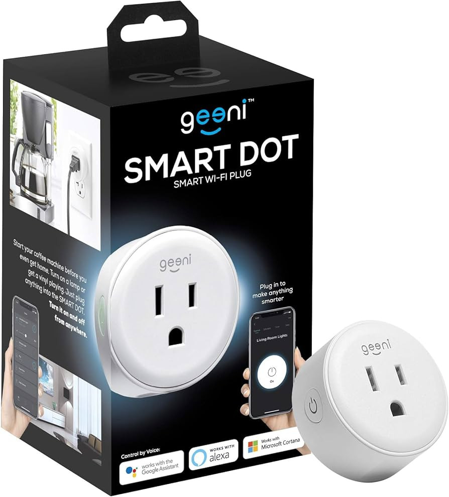 Geeni Dot Smart Plug with 2.4GHz WiFi Connectivity – 1-Pack Compact, Fire-Resistant Smart Outle... | Amazon (US)