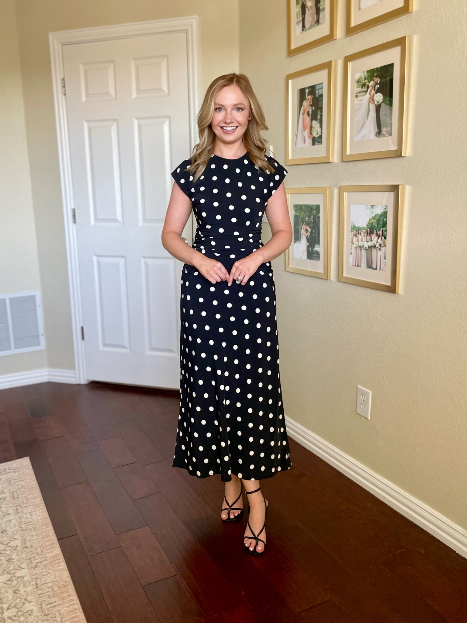 Wearing an XS regular | polka dot dress, maxi dress, midi dress, wedding guest dress, fall dress 

#LTKSeasonal #LTKFallSale #LTKWedding