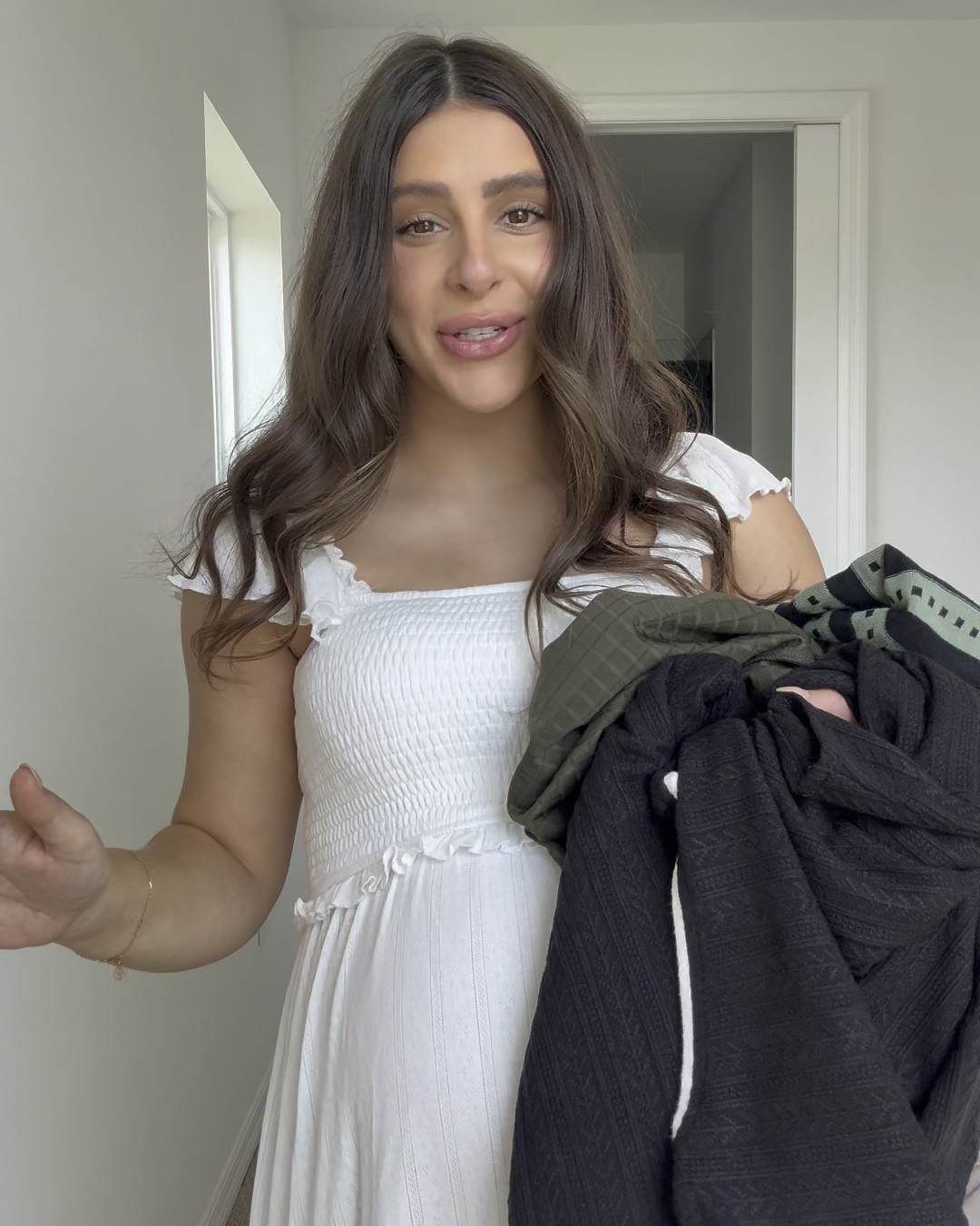 Maternity dress try on from ouges on amazon!!!! All size medium!

#LTKFindsUnder50 #LTKStyleTip #LTKBump