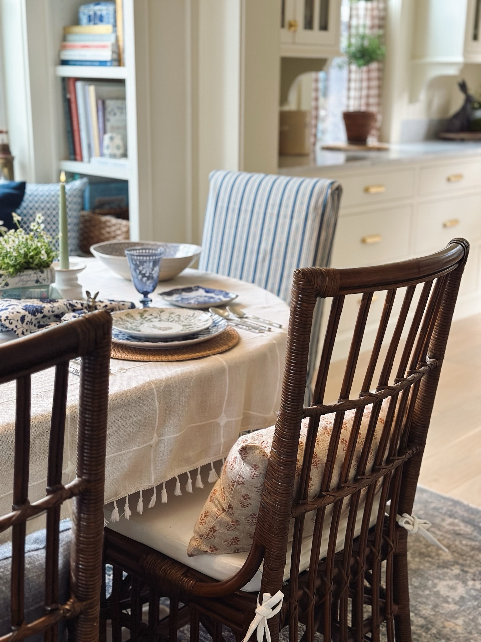 Similar rattan dining chairs (mine were from At Home but no longer sold!)

#LTKHome #LTKSeasonal #LTKStyleTip